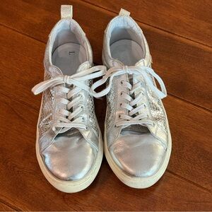 Lasocki Elegant Silver Women's Sneakers size 10